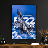 F-22 Raptor - Stealth Dominance Poster